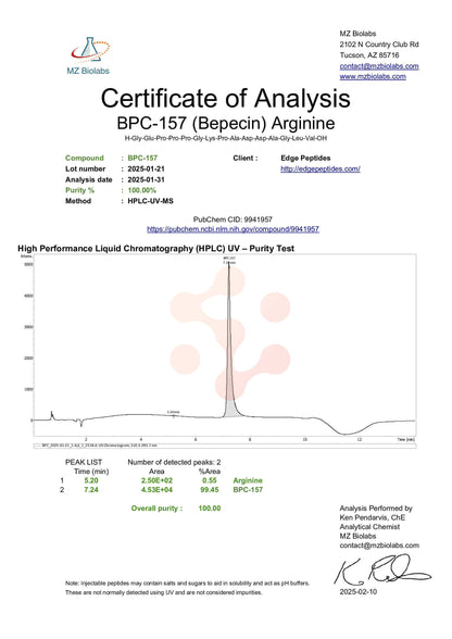 BPC-157 10-40 mg – 10 Vial Box
