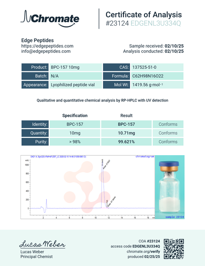 BPC-157 10-40 mg – 10 Vial Box