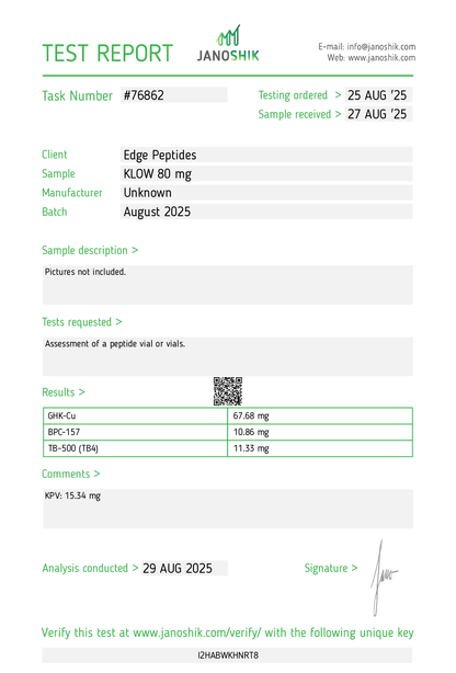KLOW 50/10/10/10mg – 10 Vial Box